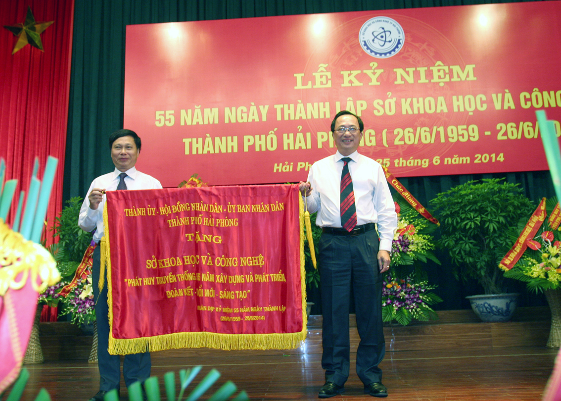 Lễ Kỷ niệm 55 năm ngày thành lập Sở Khoa học và Công nghệ Hải Phòng 26/6/1959 – 26/6/2014
